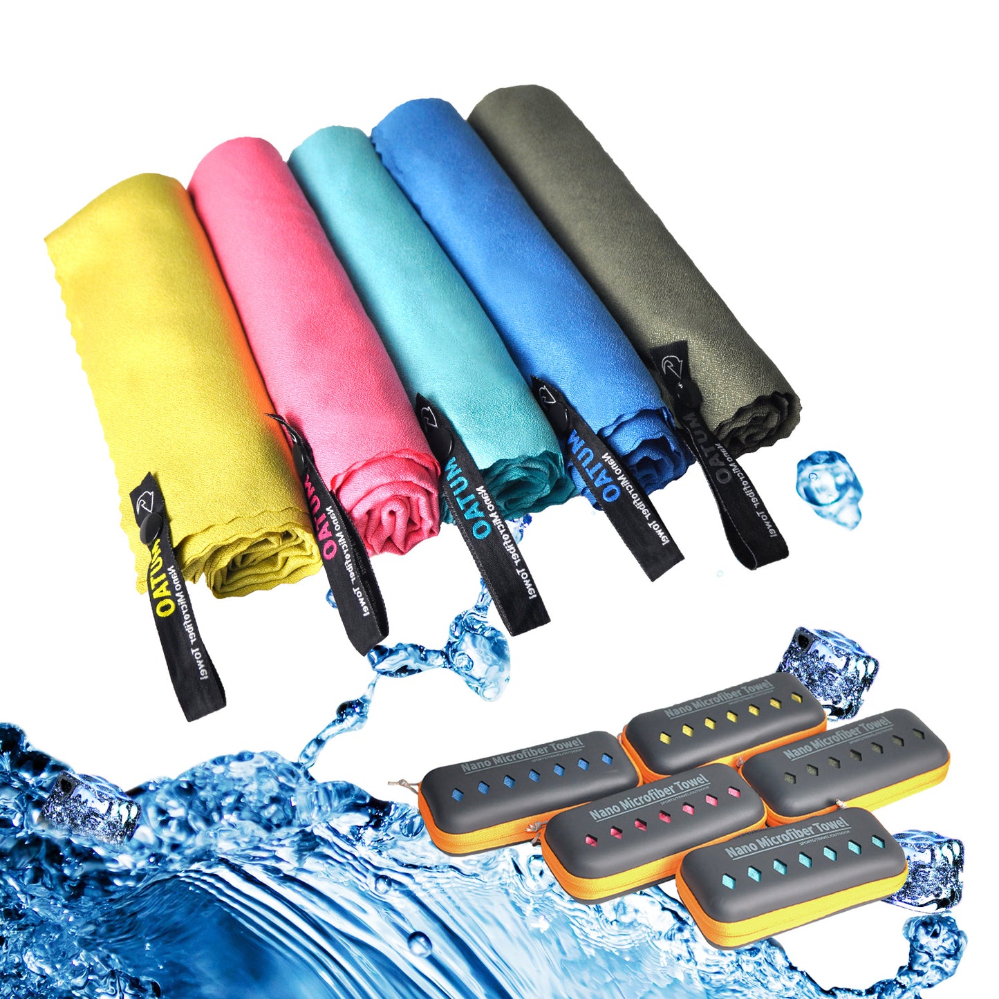 Outdoor Quick Drying Sports Towel, Fitness Sweat Absorbing and Wiping Wipes, Summer Running, Cool Feeling