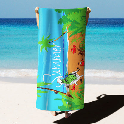 Large Oversized Beach Towel,Swimming Pool Towel Quick Dry,Bath Towel,Hand Towel, Multifunctional Towel——Summer Beach