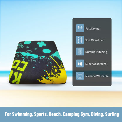 Large Oversized Beach Towel,Swimming Pool Towel Quick Dry, Soft Absorbent, Multifunctional Towel—Game