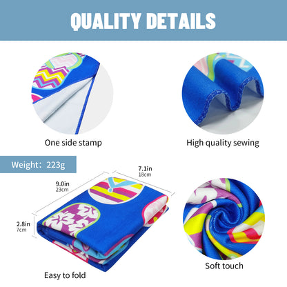 Large Oversized Beach Towel,Swimming Pool Towel Quick Dry, Soft Absorbent, Multifunctional Towel—Beach Sandals