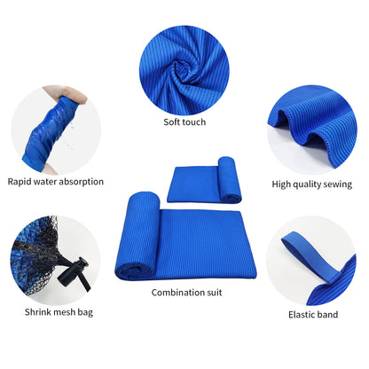 Quick Dry Travel Towel Blanket, Soft Microfiber Camping Towel, Blankets For Sports Swimming Gym Yoga