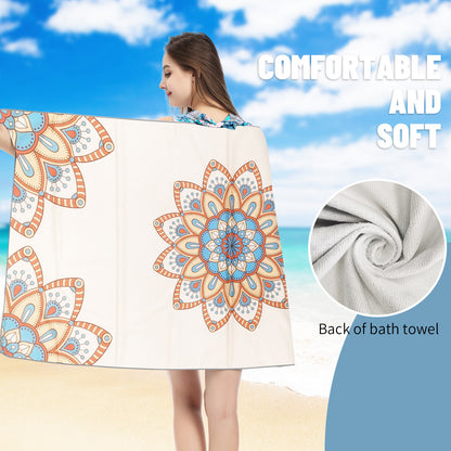 Large Oversized Beach Towel,Swimming Pool Towel Quick Dry, Soft Absorbent, Multifunctional Towel—Fanlian