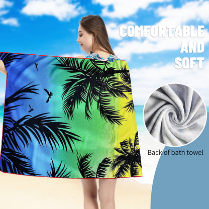 Large Oversized Beach Towel,Swimming Pool Towel Quick Dry, Soft Absorbent, Multifunctional Towel—Beach