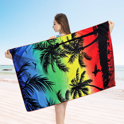 Large Oversized Beach Towel,Swimming Pool Towel Quick Dry, Soft Absorbent, Multifunctional Towel—Beach