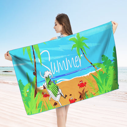 Large Oversized Beach Towel,Swimming Pool Towel Quick Dry,Bath Towel,Hand Towel, Multifunctional Towel——Summer Beach