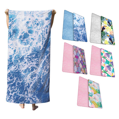 Large Oversized Beach Towel,Swimming Pool Towel Quick Dry, Soft Absorbent, Multifunctional Towel—Spray