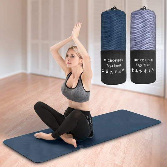 Yoga towel, Dry Non Slip Moisture Wicking Sweat Absorbent  Yoga Towel for Women & Men