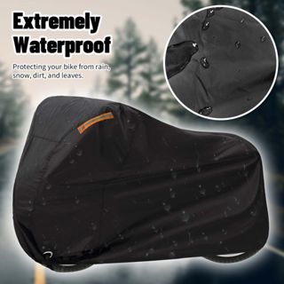 Secure Your Bike with Waterproof Outdoor Bicycle Cover - Rain, Sun, UV, Dust & Wind Protection + Lock Hole for Mountain & Electric Bikes