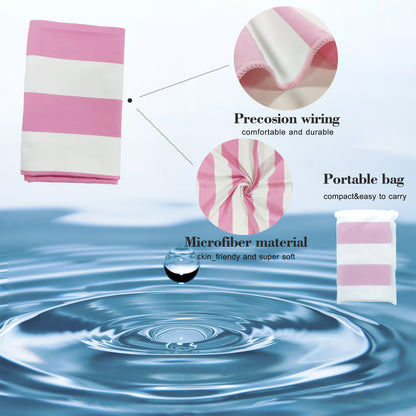 Quick Drying Bath Towel, Swimming Towel, Absorbent Portable, Beach Towel, Sports and Fitness, Quick Drying Towel