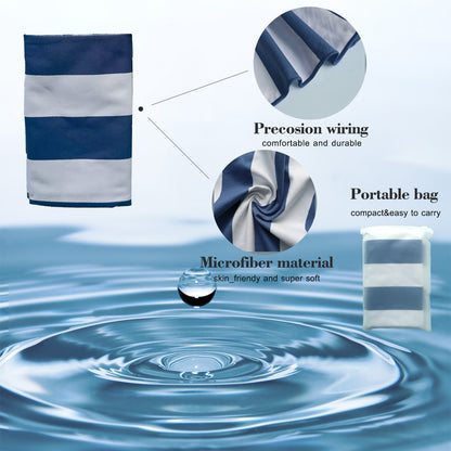 Quick Drying Bath Towel, Swimming Towel, Absorbent Portable, Beach Towel, Sports and Fitness, Quick Drying Towel