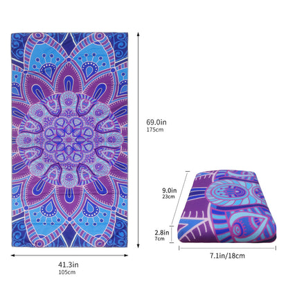 Large Oversized Beach Towel,Swimming Pool Towel Quick Dry, Soft Absorbent, Multifunctional Towel—Kaleidoscope