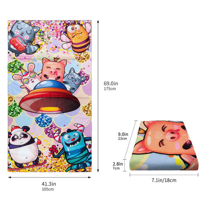 Large Oversized Beach Towel,Swimming Pool Towel Quick Dry, Soft Absorbent, Multifunctional Towel—Animals